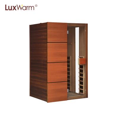 China Computer Control Panel 2 Person EMF Red Cedar Carbon Heater Sauna Low Far Infra for sale