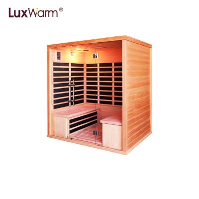 China Computer Control Panel High Quality Sauna Kit Soft Heat Infrared Sauna for sale