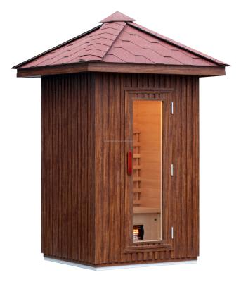 China Computer control panel 2 or 3 person outdoor use sauna room wooden home sauna for sale