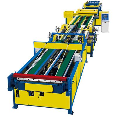 China Building Material Shops Automatic Conduit Machine HVAC Duct Forming Machine WINYING 5 Automatic Duct Production Line for sale