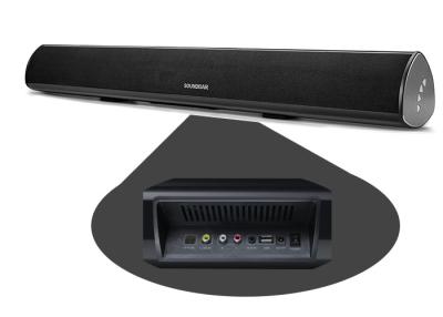 China 60 Watt 2.0 ChannelTV Stereo Sound Bar with Bluetooth / Optical / Coxail Input for sale