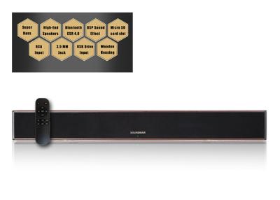 China Powerful Bluetooth TV Soundbar Speaker Compatible With Computer PC Tablet / Projector for sale