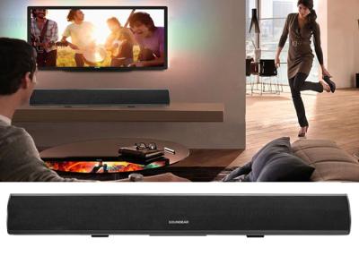 China HiFi Powerful Home Cinema Sound Bar , Black TV Speaker Bar For Music / Movie for sale