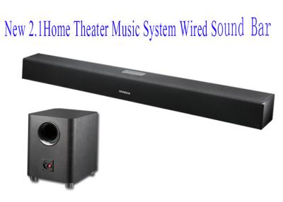 China 110W Bluetooth TV 2.1 Sound Bar Wall Mount With 8 Inch Wired Subwoofer for sale