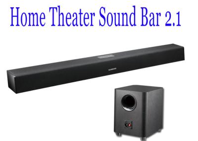 China Home Cinema Powerful Active TV Soundbar With Subwoofer / Digital Coaxial Input for sale