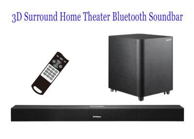 China Portable TV Soundbar With Subwoofer / Bluetooth Receiver , Soundbar Wireless Speakers for sale