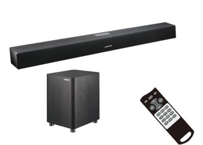 China 2,1 lenken Sie drahtlosen Subwoofer Soundbar, Fernseheinfassung - solide Stange zu verkaufen