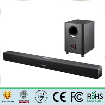 China Bluetooth 2.1 Sound Bar Wireless Subwoofer , Tv Sound Bar Speaker 80Hz-16KHz Frequency for sale