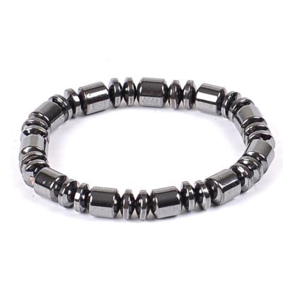 China CLASSIC Hot Selling Wholesale Custom 8mm Magnet Charm Beads Stretch Natural Stone Lava Bead Bracelet for sale