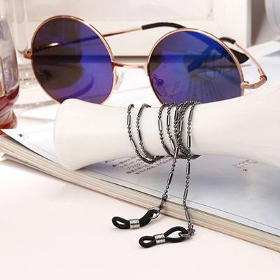 China Fashionable All Match Anti Skid Trendy Single Glasses Chain Durable Copper Plating Keep Color Glasses Chain for sale