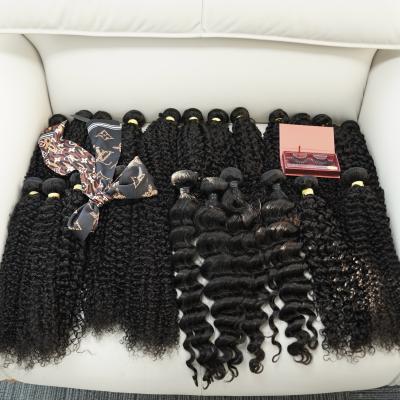 China Free Sample Straight 100 Brazilian Virgin Hair Bundles, Exclusive Virgin Hair Bundles, Curly Hair Hair Extension Bundles Best Seller for sale