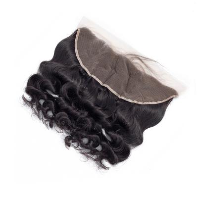 China Hot Selling Hair Ear To Ear Lace Closure Brazilian Remy Hair Lace Frontals 13*4 Loose Wave Lace Headband for sale