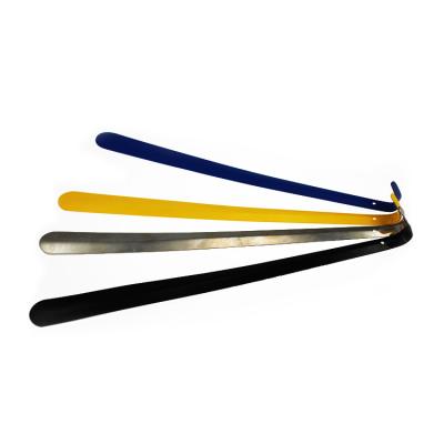 China New Custom Long Style Colorful Plastic Shoe Horn / Wooden Shoehorn / Metal Shoe Horn for sale