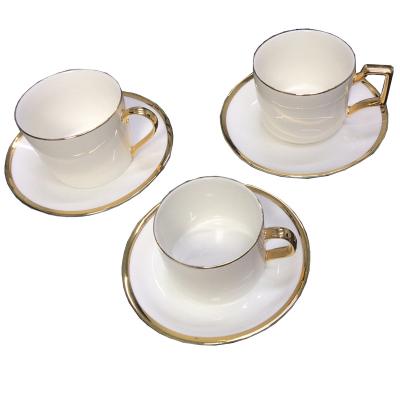 China Viable Wholesale High Quality Modern Ceramic Coffee Mug Set Tea Cup Sets for sale