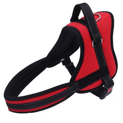 China Pet Viable Vest Outdoor Custom Not Pull Reflective Dog Harness for sale