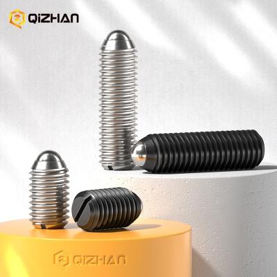 China Industrial Equipment M3 M6 M8 M10 M12 M16 With Slot Threaded Stainless Steel Carbon Steel Ball screw Ball Spring Plunger for sale