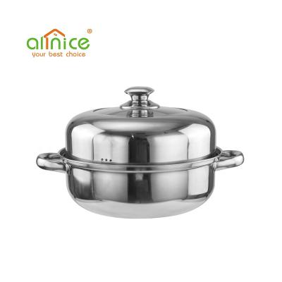 China Wholesale durable home restaurant kitchen accessories durable cookware cheap stainless steel steamer pot for sale