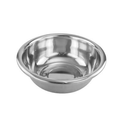 China Good Quality Sustainable Items Various Sizes Stainless Steel Stackable Round Wash Vegetable Fruit Food Basin For Sale for sale