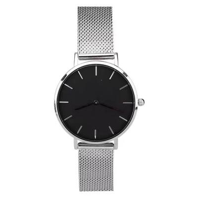 China Fashion \ luxury popular dress Shenzhen watch brand own brand blue ladies mesh to watch simple woman watch for sale