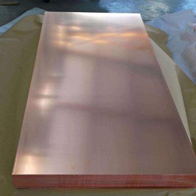 China Industrial Or Decorative C10100 C12000 Copper Plate Price Per Kg for sale