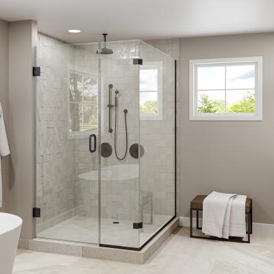 China SeaWin Easy Clean Glass Modern Style Shower Room Cleaning Swing Up Wet Dry Shower Enclosure Door Cabin Shower Enclosure for sale