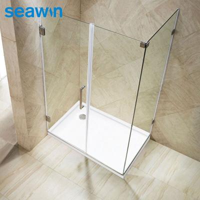 China SeaWin Easy Clean Glass Tempered Door Frameless Interior Bathroom Swing Enclosure Shower Enclosure Glass Shower Door Enclosure for sale