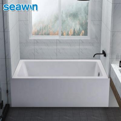 China Body Soaking SeaWin Morden Bathtubs Standard Fiber Adult Solid Outdoor Shower Alcove Bathtub for sale