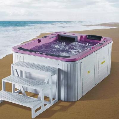 China Modern Wholesale Modern Acrylic Outdoor Adult Family Spa Tubs Hot Tub Hot Tub for sale