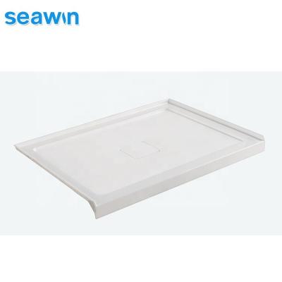 China SeaWin Modern Hotel Square Compound Shower Tray Solid Surface Shower Base for sale