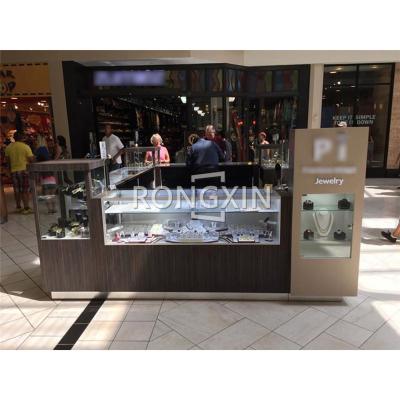 China Simple Mall Kiosk Jewelery Showcase Retail Mall Jewelery Showcase Display Furniture Mall Jewelry Kiosk for sale