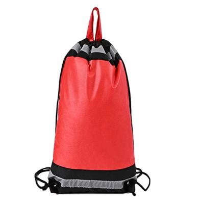 China Whosale Eco-friendly Waterproof Customized Large Sport Drawstring Shopping Bag for sale