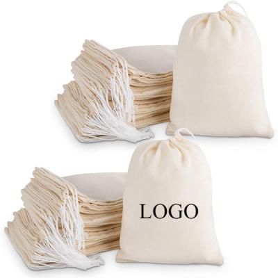 China Best Price Eco - Friendly Custom Cotton Canvas Drawstring Bag Small Backpack White With Logo for sale