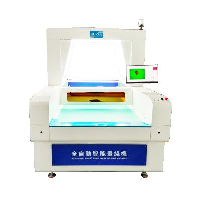 China Top line automatic smart line marking machine vamp marking machine for making sewing line 1200*1000mm leather material mark processing for sale