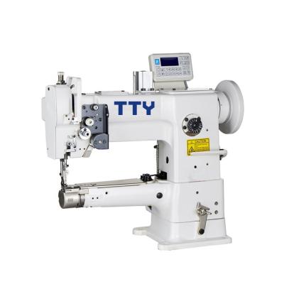 China Shoe making factory TTY-246-D3 single needle, unison feed, cylinder-bed sewing machine for sale