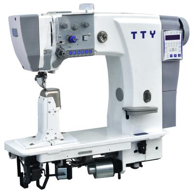 China Factory TTY-9618-2-K Single Needle Lengthening Heavy Duty Automatic Post Three Bed Sewing Machine For Shoes And Luggage for sale