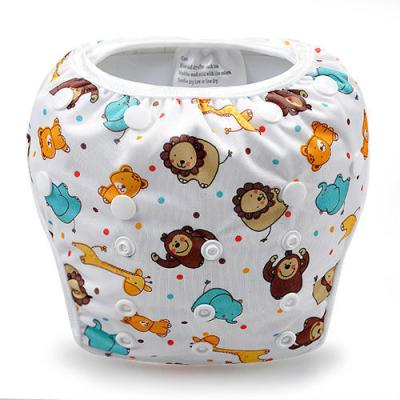 China Ohbabyka Printed Reusable Baby Swim Pants Swim Diaper Swim Diaper for sale