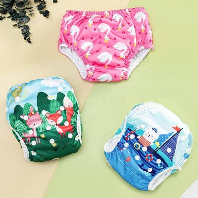 China Ohbabyka Microfiber Lessons Diaper Baby Swim Waterproof Reusable Diaper for sale