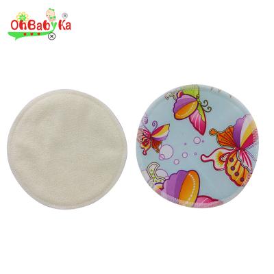 China Ohbabyka ABSORBENT Waterproof Super Absorbent Breast Pad For Mom Eco-Friendly Reusable Washable Nursing Pad for sale