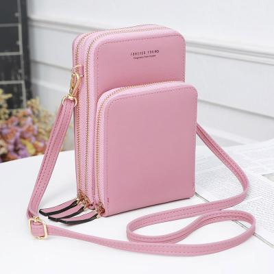 China Small Waterproof Bag Waterproof Phone Cross - Body Bag for Women Touch Screen Cell Phone Purses and Lightweight Wallet Travel Purse for sale