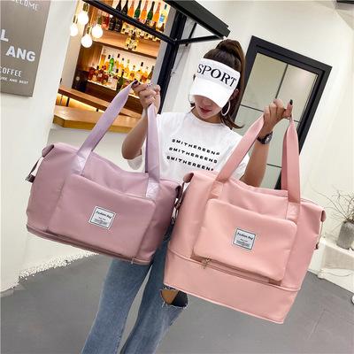 China Fashion Customization Folding Multifunctional Women's Travel Bag For Woman Waterproof Oxford Handbag Duffel Bags for sale