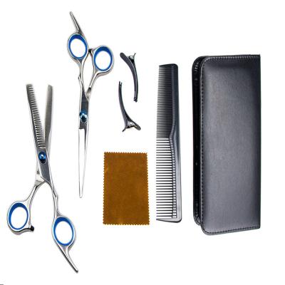 China New Scissors Fashion Design Beauty Barber Thinning Hair Brush Combs Hair Scissors Set for sale