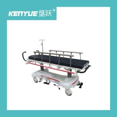 China Medical Aluminum Alloy Patient Transfer Trolley Hospital Stretcher Trolley for sale