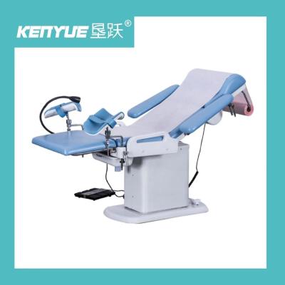 China Birthing Chair Gynecology Examination Gynecological Electrical Bed Blue for sale