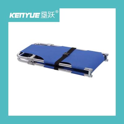 China Aluminum Alloy Material Blue Hospital Folding Stretcher hospital dedicated for sale