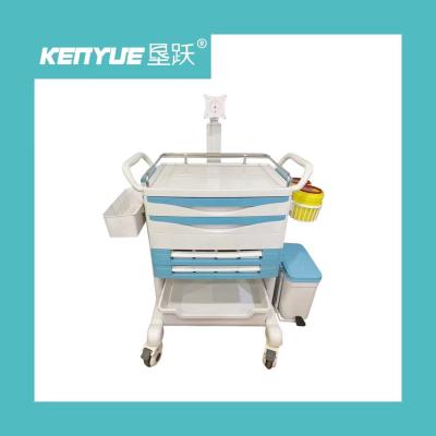 China Emergency Medical Treatment Trolley Drug Delivery Cart With Optional Parts for sale