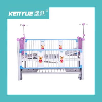 China Two Colors Pink And Blue Hospital Baby Crib For Pediatric Medical for sale