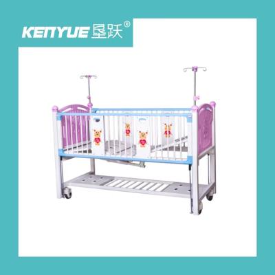 China 900 mm dubbel gebruik multifunctionele verloskunde ziekenhuis babybedje blauw en roze Te koop