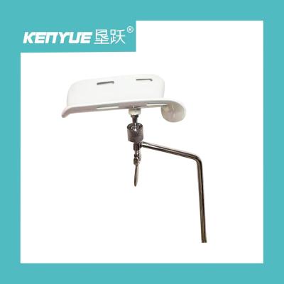 China ABS Material Leg Holder White Color For Gynecology Bed Table For Hospitals for sale