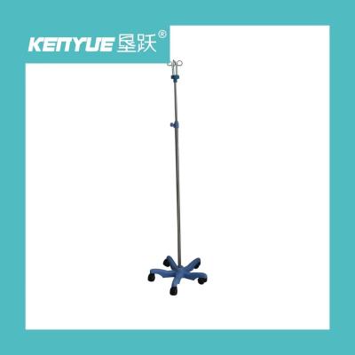 China Hospital furniture height adjustable 304 stainless steel infusion stand for sale