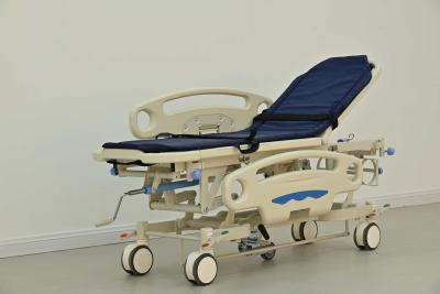 China Patient Transfer Stretcher Medical Product Central Wheel Product Function Wheelchair transfer bed for sale